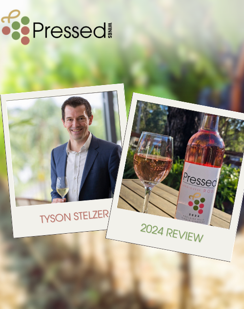 tyson stelzer and pressed wines 2024 sangiovese rose