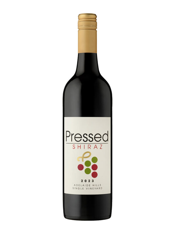 bottle shot of Pressed Wines 2023 Shiraz